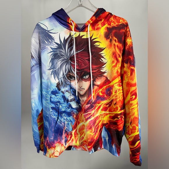 My Hero Academia Izuku Midoriya Hoodie With Front Pocket - Picture 1 of 3